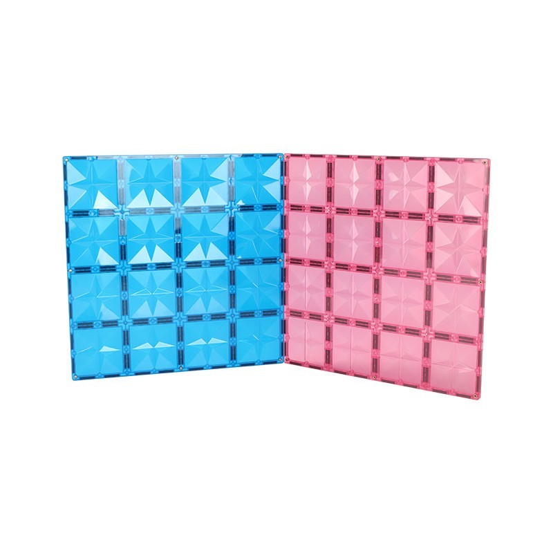 2 osaline Big Plate Expand Series MNTL magnetklotside alusplaadid, roosa+sinine