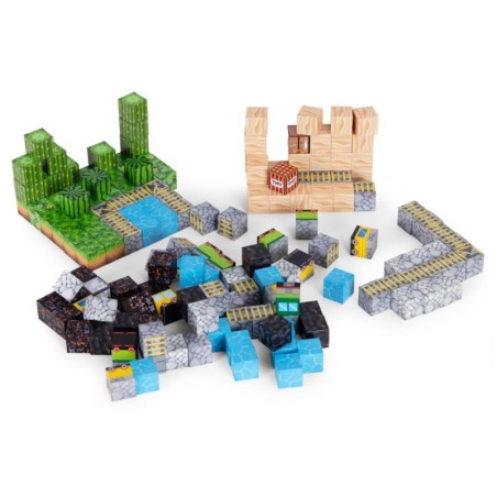 Magnetilised ehitusklotsid (2x2 cm), 169-osaline komplekt, magnetkuubikud