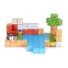 Magnetiliste ehitusklotside (2,5x2,5 cm) komplekt lastele 87 osaline, magnetkuubikud