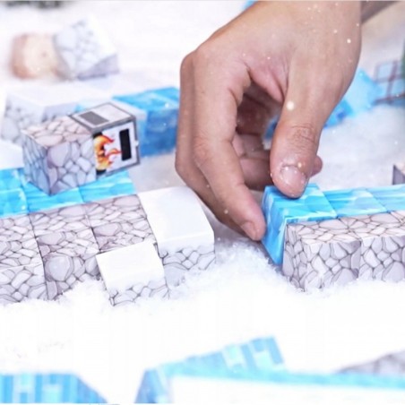 Magnet kuubikud (2,5x2,5 cm) ehitusklotsid 3D TALV 66 osaline komplekt