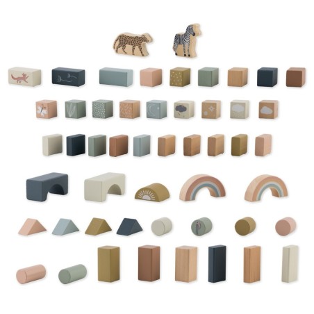 Puidust ehitusklotsid