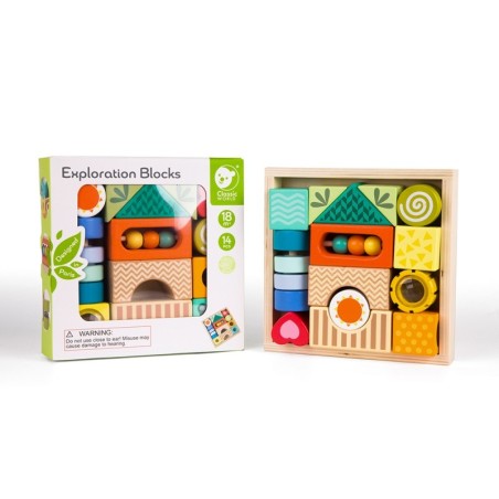 Puidust sensoorsete klotside komplekt