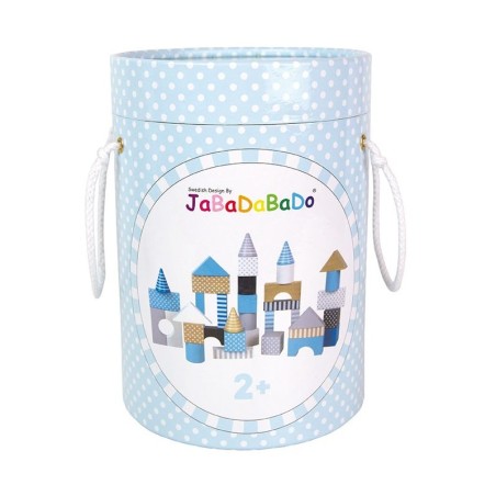 Puidust ehitusklotsid, sinine