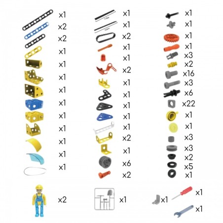 ehitus konstruktor ehitavad ehitussõidukeid 6 STEAM-mudelit