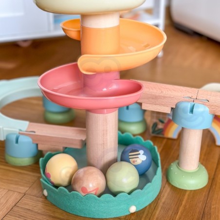 Puidust pallirada ksülofoni heliefektidega FSC