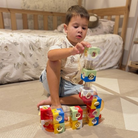 Marmorist palliraja ehituskomplekt 3D plokid