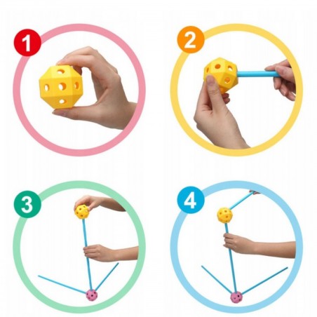 WOOPIE Ehituskomplekt XXL Telgialuse torukõrred 340 tk.