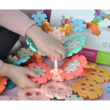 WOOPIE Ehitusklotsid Vahvlid Siilid 52 tk.