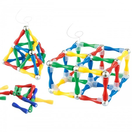 WOOPIE magnetilised ehitusplokid 3D 128 tk XXL