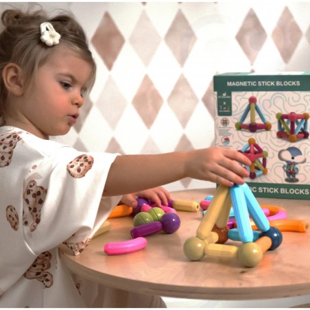 WOOPIE magnetilised ehitusklotsid Harivad Suured Paksud 28 tk.