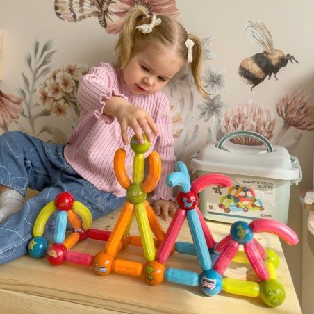 WOOPIE magnetilised õppeklotsid 52 tk.