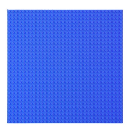 Ehitus alusplaat ehitusklotsidele, sinine, 25,5x25,5 cm