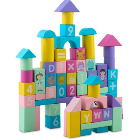 Puidust õppeklotsid 100 tk