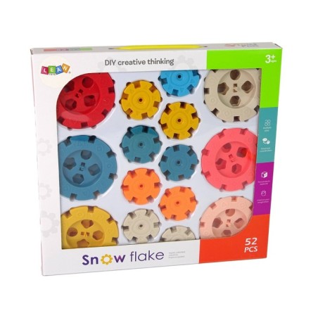 Lumehelbe ehitusplokid 52 elementi