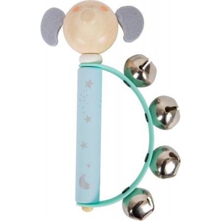 Pastellsetes toonised beebi kõristi