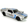 R/C sportauto 1:16 Silver Blue Stripes Pilot