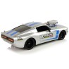 R/C sportauto 1:16 Silver Blue Stripes Pilot