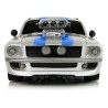 R/C sportauto 1:16 Silver Blue Stripes Pilot