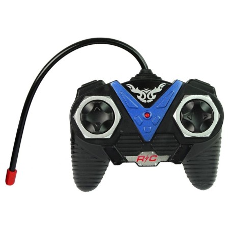 Kaugjuhitav sportauto 1:24 Racing siniseks toonitud aknad