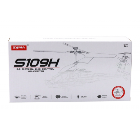 Apache sõjaväehelikopter kaugjuhitav RC Syma S109H Khaki