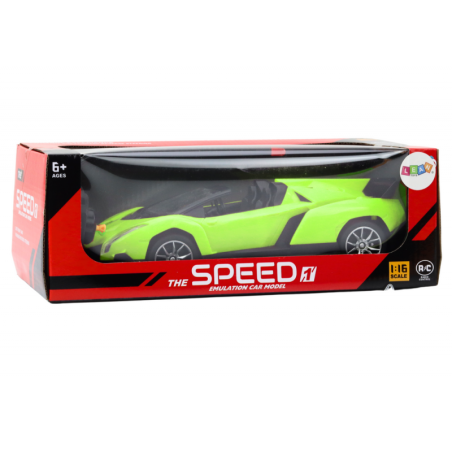 Auto kaugjuhitav sportauto RC 1:18 roheline