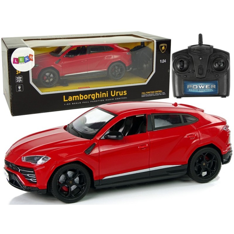 Auto R/C 1:24 Lamborghini Urus Red 2,4 G tuled