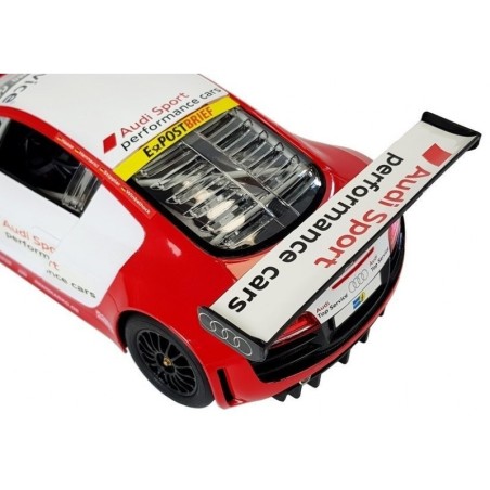 Auto R/C Audi R8 LMS Rastar 1:14 Valge-Punane