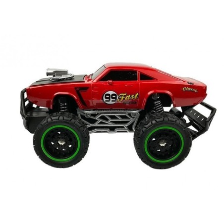 Kaugjuhitav auto Off-road R/C Red High Wheels