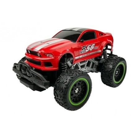 Kaugjuhitav auto Off-road R/C Red High Wheels