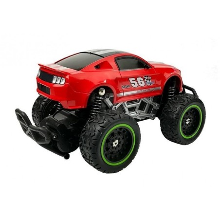 Kaugjuhitav auto Off-road R/C Red High Wheels