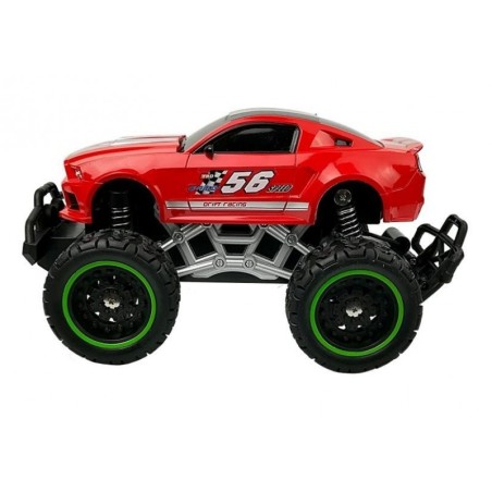 Kaugjuhitav auto Off-road R/C Red High Wheels