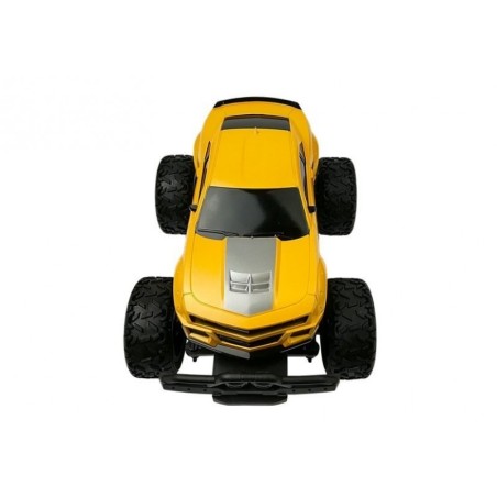 Kaugjuhtimisega auto Off-road R/C kollased kõrged rattad