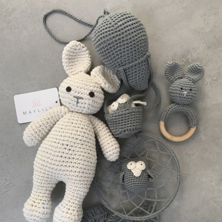 Närimisrõngas - kõristi, jänku, beež