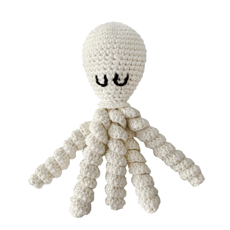 Käsitöö kõristi kaheksajalg, kreem