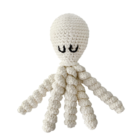 Käsitöö kõristi kaheksajalg, kreem