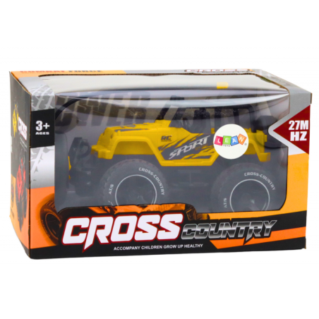 Mänguauto kaugjuhitav maastikuauto RC 1:18 Kollane