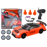 Kaugjuhitav R/C sportauto 1:24 oranžid vahetatavad rattad