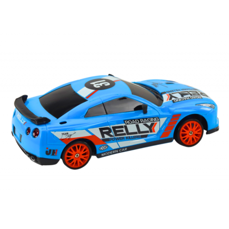 Kaugjuhitav R/C sportauto 1:24 sinised vahetatavad rattad