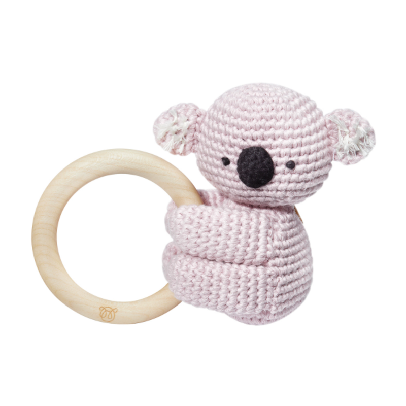 Närimisrõngas - kõristi, koaala, roosa