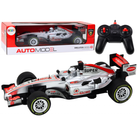 Kaugjuhitav RC Racer 1:12 Silver Lights Sounds