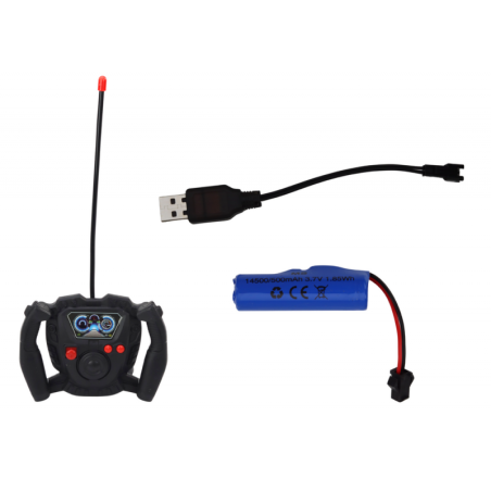 Kaugjuhitav RC-traktor haagisega 1:16 Roheline