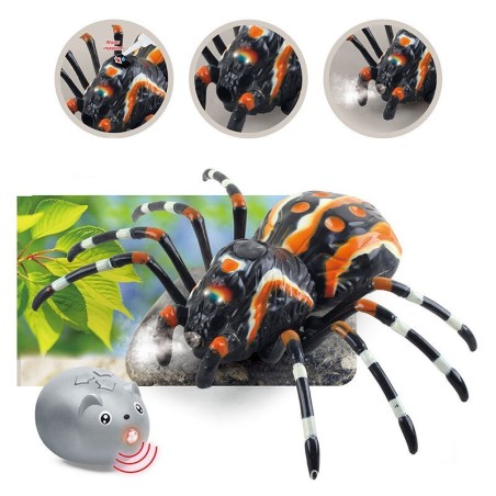 Kaugjuhitav Spider Tarantula infrapuna must R/C ST