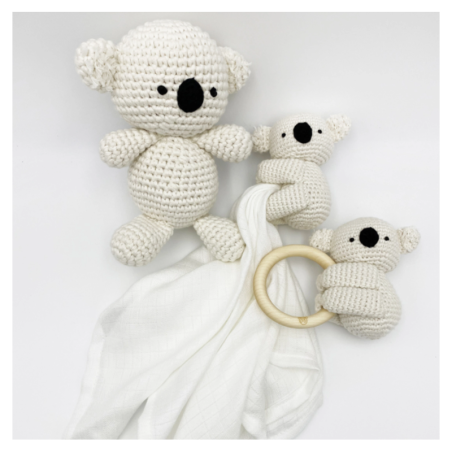 Närimisrõngas - kõristi, koaala, beež