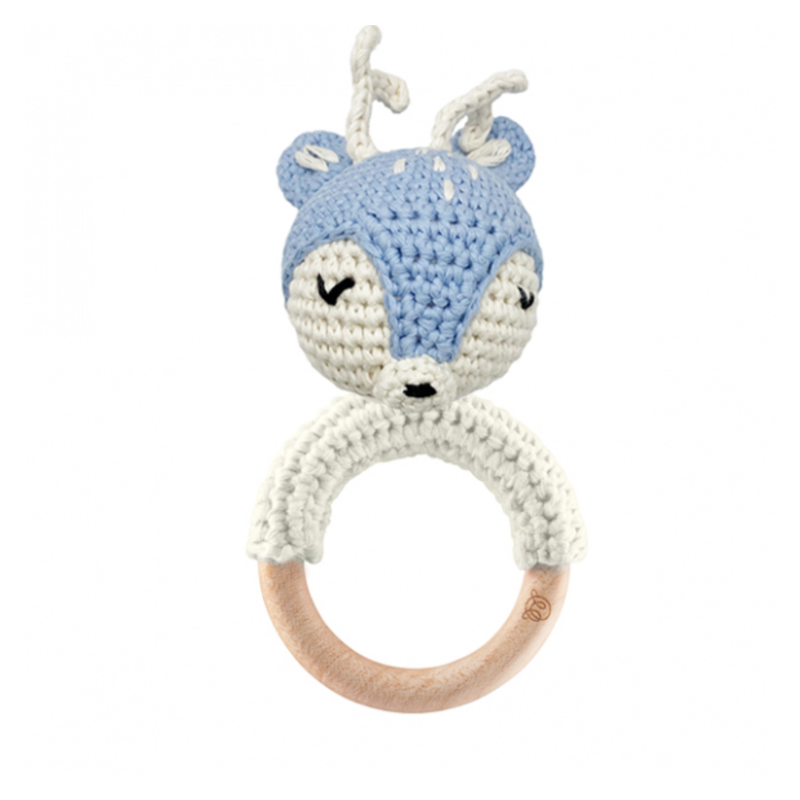 Närimisrõngas - kõristi, hirv, sinine