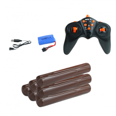 Kaugjuhitav puiduveo auto RC Huina 1:18