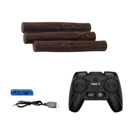 Haagise ja haaratsiga kaugjuhitav põllumajandustraktor RC 2.4G