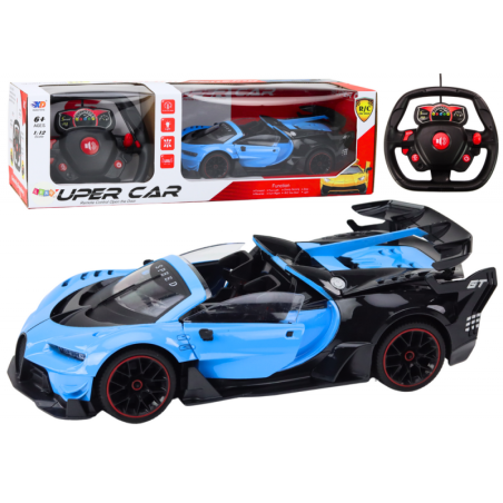 Kaugjuhitav sportauto RC 1:12 Avanevad uksed Sinine
