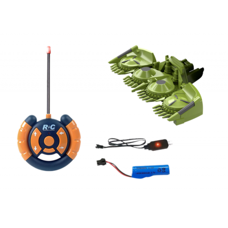 Puldiga Kombain Põllumajandusmasin Grain RC haagis roheline