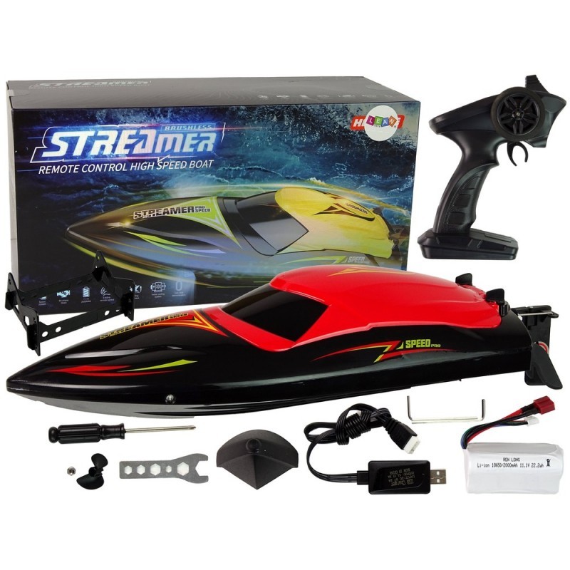 Mootorpaat R/C 2.4G Red 35 KM/H