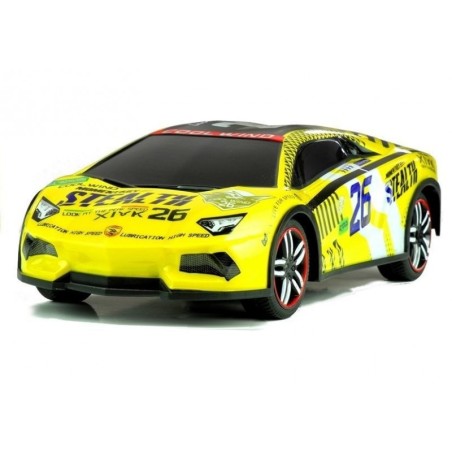 Kaugjuhitav sportauto R/C pult kollane